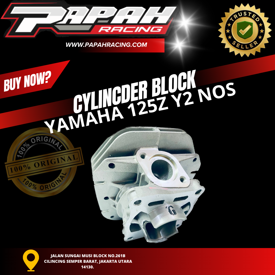 CYLINDER BLOCK BLOK YAMAHA 125Z Y2 NOS